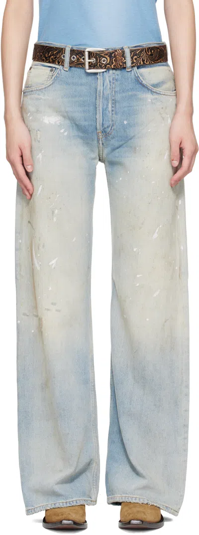 Acne Studios Blue Regular Fit 2021f Jeans