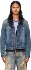 ACNE STUDIOS BLUE REGULAR FIT DENIM JACKET