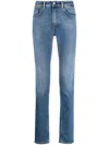 Acne Studios Men Organic Cotton Skinny Jeans In Blue
