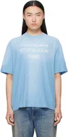 Acne Studios Exford U 1996 Tee Cornflower Blue In Blue