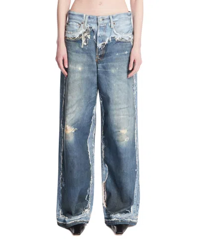 Acne Studios Blue Trompe L'oeil Jeans