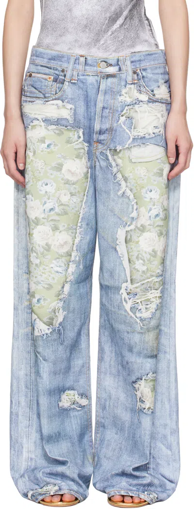 Acne Studios Blue Trompe-l'oeil 1981 Jeans