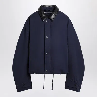 ACNE STUDIOS ACNE STUDIOS BLUE TWILL JACKET MEN