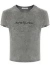 Acne Studios Blurred Logo T-shirt In Grey