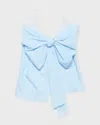 Acne Studios Blus Bow Strap Ljusblå