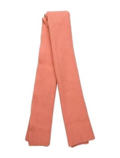 Pre-owned Acne Studios Bogdan Wool Scarf In Pink