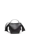 Acne Studios Musubi Mini Leather Shoulder Bag In Black