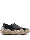 Acne Studios Boltzer Patchwork-sneakers In Schwarz