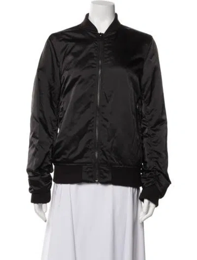 Pre-owned Acne Studios Bomber Jacket In Black