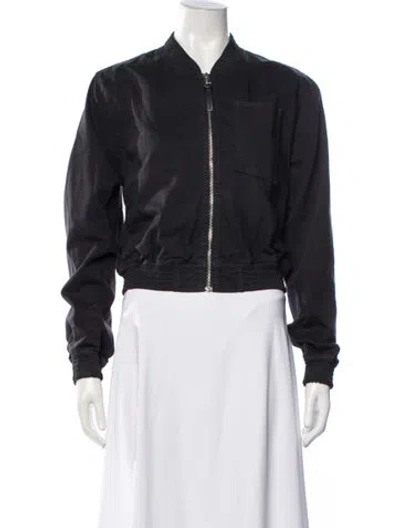 Pre-owned Acne Studios Bomber Jacket In Black