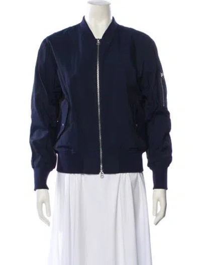 Pre-owned Acne Studios Bomber Jacket In Blue
