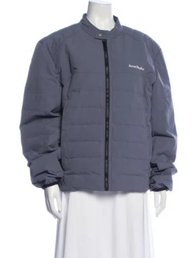 Pre-owned Acne Studios Bomber Jacket In Blue