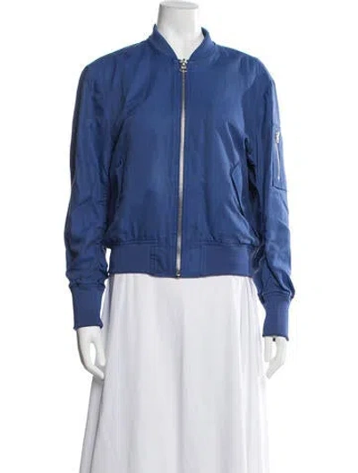 Pre-owned Acne Studios Bomber Jacket In Blue