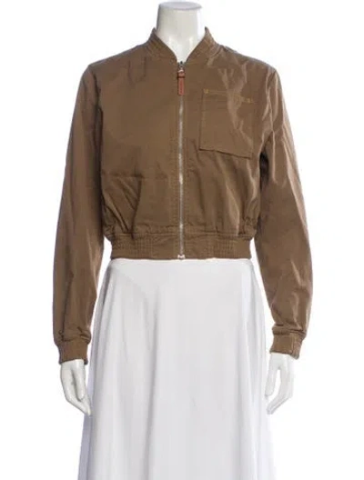 Pre-owned Acne Studios Bomber Jacket In Brown