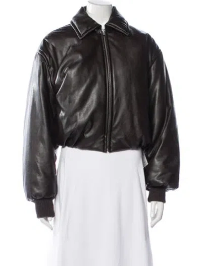 Pre-owned Acne Studios Bomber Jacket In Brown