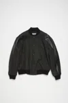 Acne Studios Bomber Jacket In Dark Grey Melange