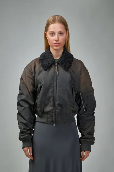 ACNE STUDIOS BOMBER JACKET FURRY COLLAR