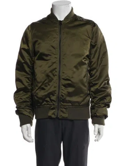 Pre-owned Acne Studios Bomber Jacket In Green