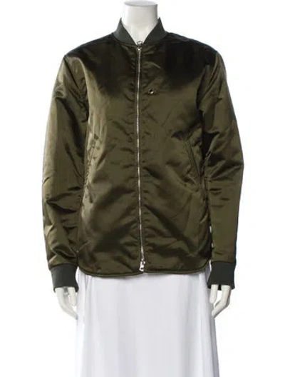 Pre-owned Acne Studios Bomber Jacket In Green