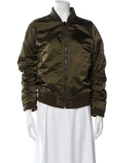 Pre-owned Acne Studios Bomber Jacket In Green