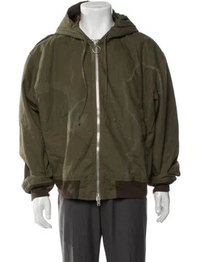 Pre-owned Acne Studios Bomber Jacket In Green
