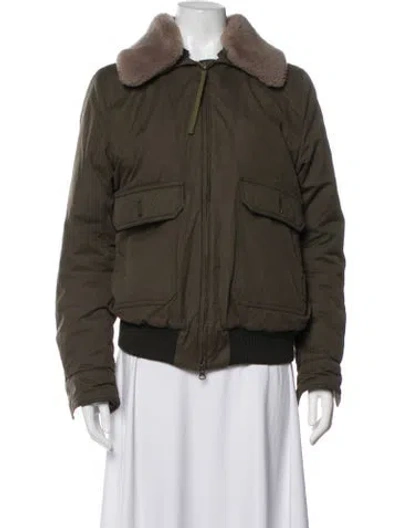 Pre-owned Acne Studios Bomber Jacket In Green