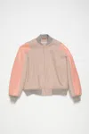 Acne Studios Bomber Jacket In Pastel Pink