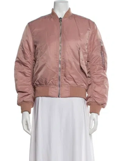 Pre-owned Acne Studios Bomber Jacket In Pink