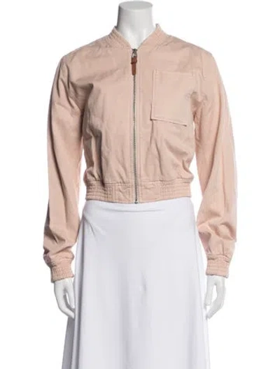 Pre-owned Acne Studios Bomber Jacket In Pink