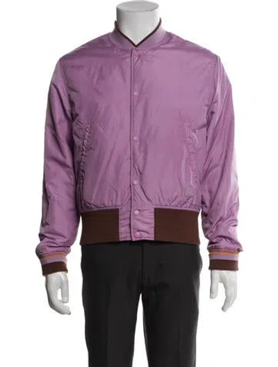 Pre-owned Acne Studios Bomber Jacket In Purple