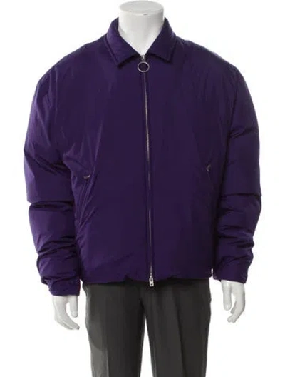 Pre-owned Acne Studios Bomber Jacket In Purple