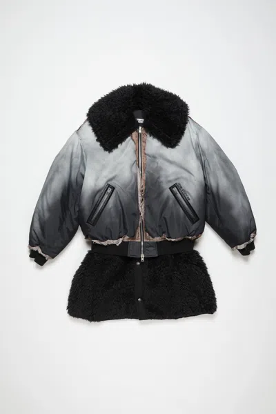 ACNE STUDIOS BOMBER LAYERED COAT
