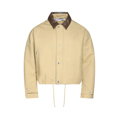 Pre-owned Acne Studios Bomber 'sand Beige' | Tan | Men's Size 54 In Brown