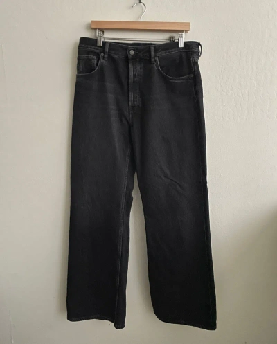 Pre-owned Acne Studios Bootcut 2021m Jeans In Black