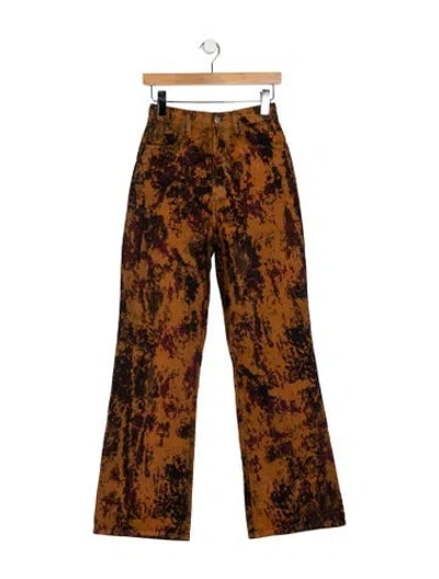 Pre-owned Acne Studios Bootcut Jeans In Brown