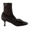 Acne Studios Leather Heel Shoes In Brown