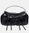 Acne Studios Bow-detail Leather Tote Bag In Black