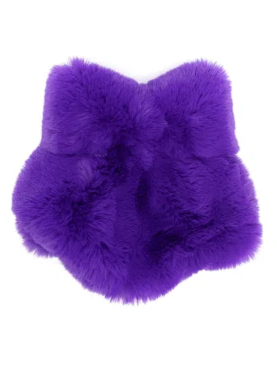 Acne Studios Bow Hat In Purple