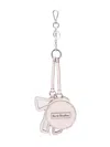 Acne Studios Bow Mirror Leather Wallet In Pink
