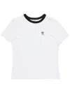Acne Studios Bow-print T-shirt In 白色
