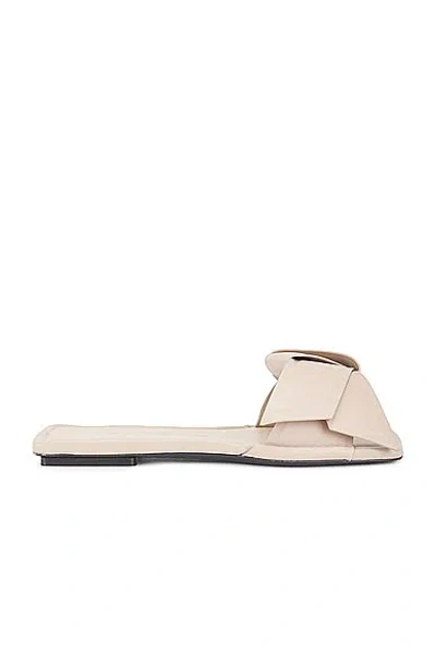 Acne Studios Woman Sandals Grey Size 5 Leather In Neutral