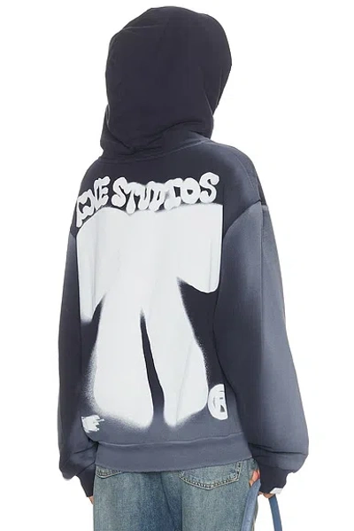 Acne Studios Bow Sweatshirt In Blue