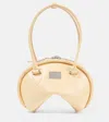 Acne Studios Mini Bowlina Shoulder Bag In Vanilla Yellow