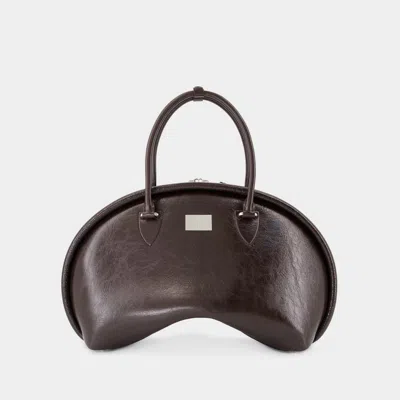 Acne Studios Bowlina Shoulder Bag In Brown