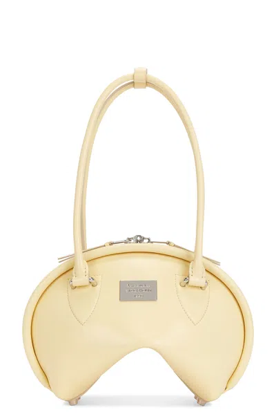 Acne Studios Bowlina Small Bag In Corn/vanilla Yellow
