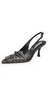 Acne Studios Brandan Slingbacks Black/white