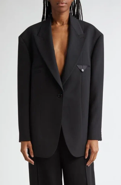 Acne Studios Jemily Oversized Jacket In Black