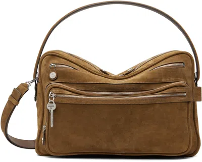 Acne Studios Brown Camero Camera Shoulder Bag