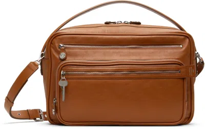 Acne Studios Brown Camero Camera Shoulder Bag