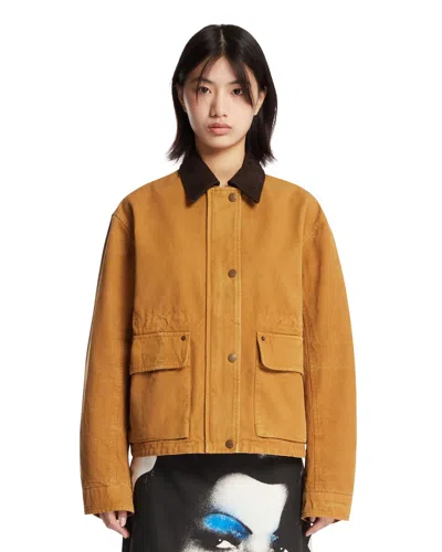 Acne Studios Brown Canvas Jacket